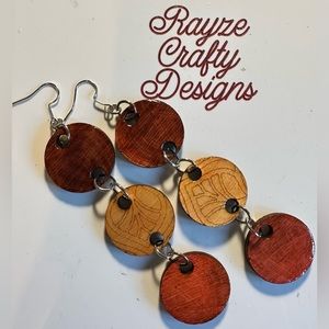 Wood earrings